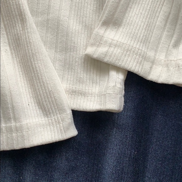 FOREVER 21 White fitted half sleeve blouse - Picture 3 of 4